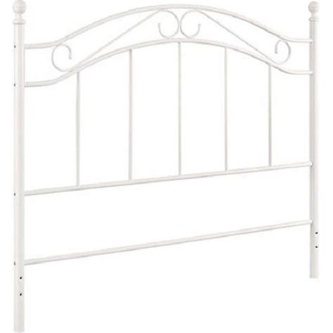 White Bed Mainstays Fits Full/Queen Metal Headboard Frames